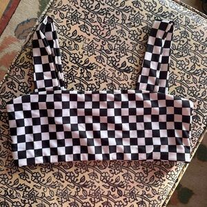 Salt Gypsy Luna surf crop checker L